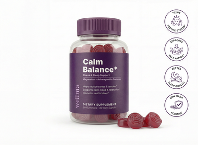 Calm Balance Gummies — Stress Relief & Better Sleep, Every Day