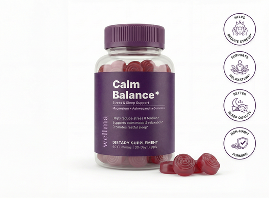Calm Balance Gummies — Stress Relief & Better Sleep, Every Day