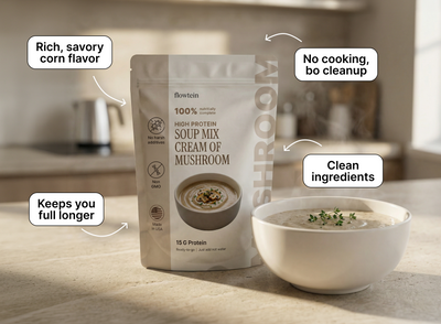 Noodle Mushrooms soup